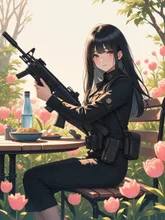 ごはん食べたら交代ね(*´ω`*) — アンドロイドイラストのAIイラスト｜SUPPART