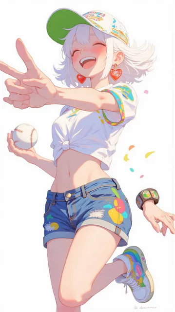 夢の光アートイラスト - 画像生成チャレンジ / にン し