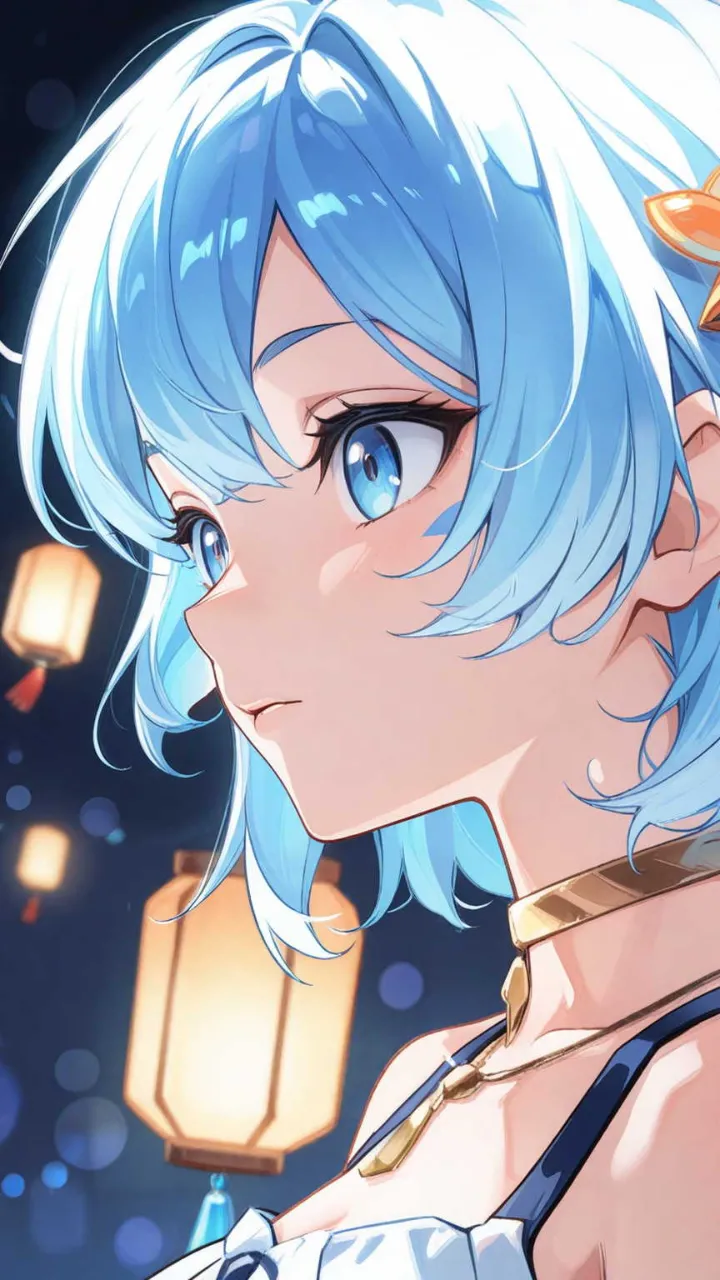 灯籠流し・アイドル