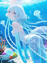 クラゲ娘·ゆらめく深海の秘密 の投稿作品