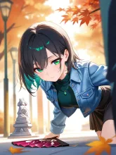 問題𝙌𝙪𝙚𝙨𝙩𝙞𝙤𝙣 ．この娘は何をしているのでしょうか？