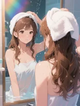 一応すっぴんかな♪
