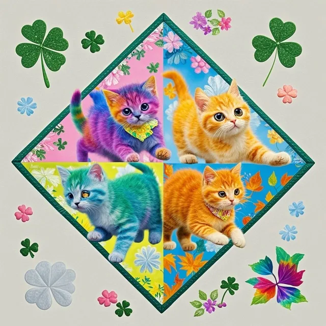 バンダナ 子猫