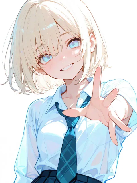 明るい、手を差し出して来る
