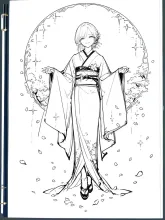 線だけの世界·塗らずに描く の投稿作品