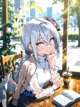 穏やかなカフェで