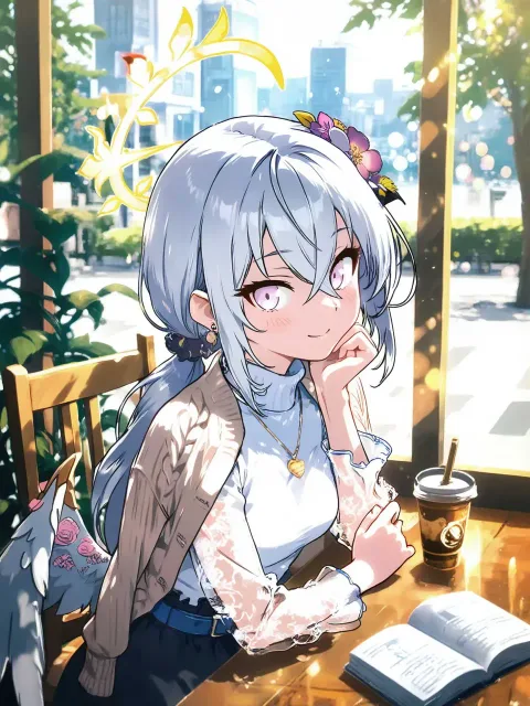 穏やかなカフェで