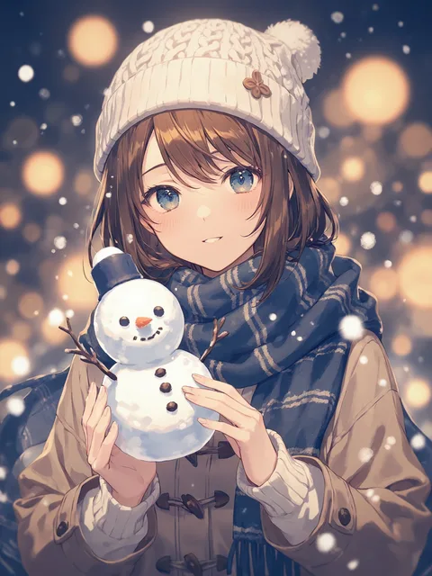 雪だるまと彼女