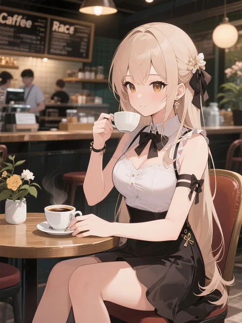 コーヒー二刀流で飲みます笑