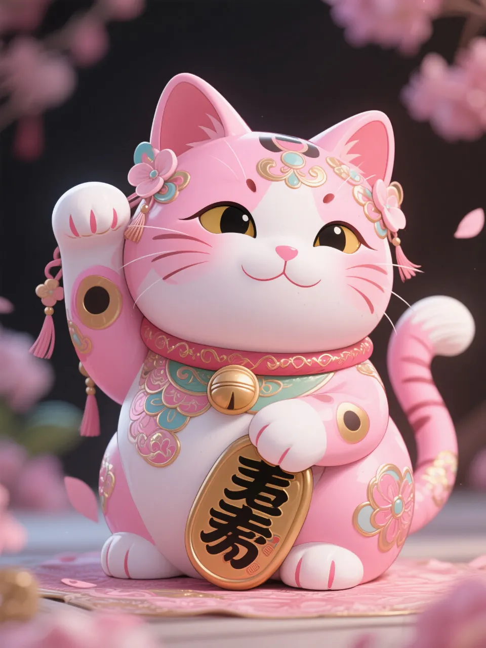 恋愛成就を招く招き猫さん