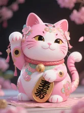 恋愛成就を招く招き猫さん