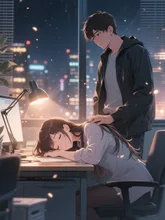 残業中のふたり·チャレンジ の投稿作品