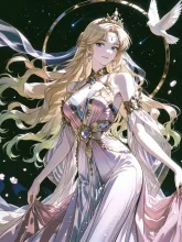 受賞作品:天秤座の女神の衣装