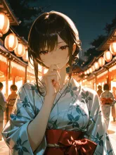 帯の結び目·祭りへ出る前に の投稿作品