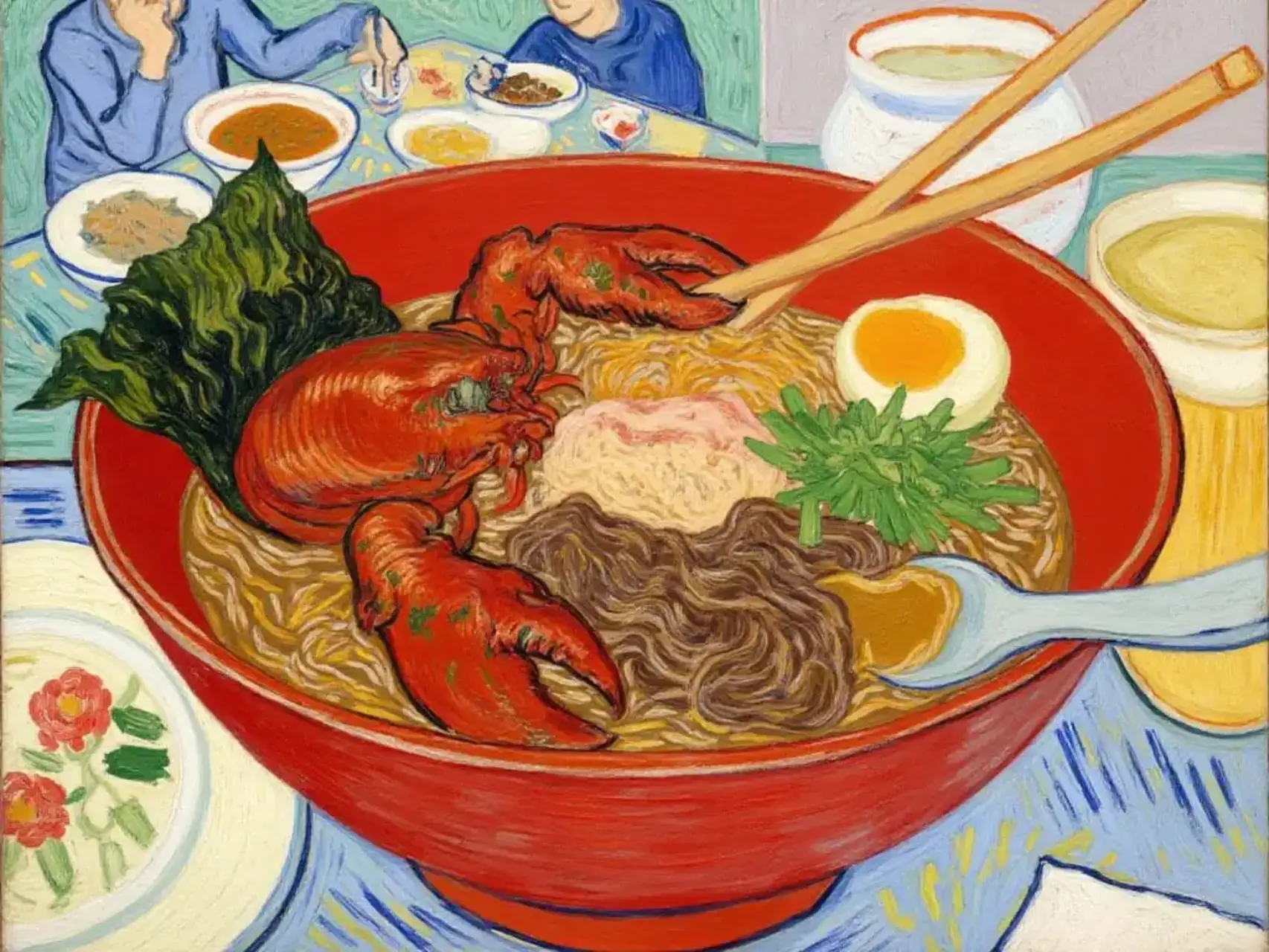 伊勢海老ラーメン — Mitsuhiro NishitaniさんのAIイラスト
