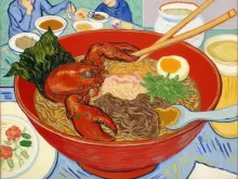 伊勢海老ラーメン — Mitsuhiro NishitaniさんのAIイラスト