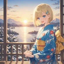画像生成チャレンジ·初日の出 の投稿作品