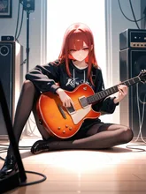 ギター弾きの女の子🎸