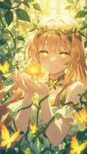緑化反応を示す少女（光合成過剰個体：LUX-β）