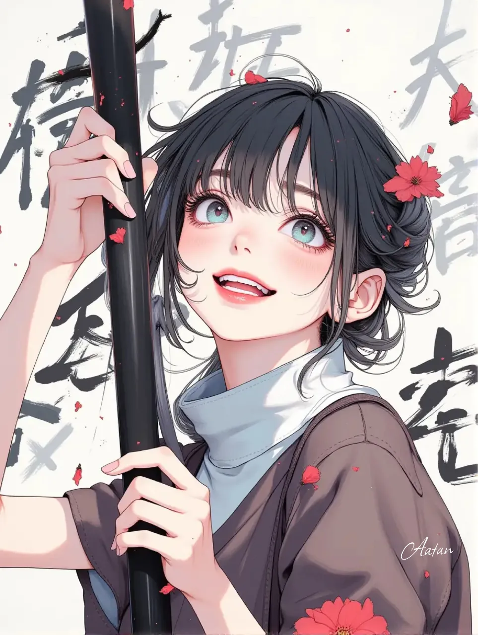 筆心 — 亜婭TANさんのAIイラスト