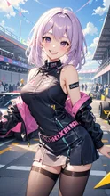 笑顔が溢れる紫髪RQ嬢💕💕