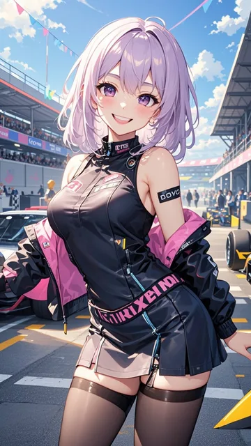 笑顔が溢れる紫髪RQ嬢💕💕