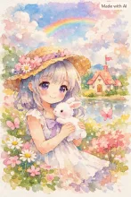 水彩画総選挙·にじみと余白で の投稿作品