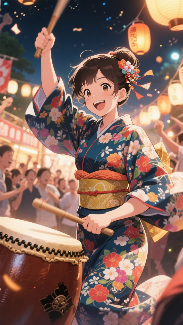 S 祭りを刻む少女
