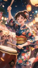 S　祭りを刻む少女