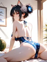 スイカ割り·目隠しで狙え夏の的 の投稿作品