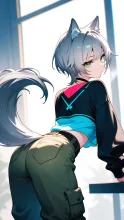 後ろ姿 — パランさんのAIイラスト