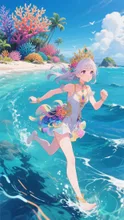 珊瑚の少女　駆け出したくなっちゃった〜