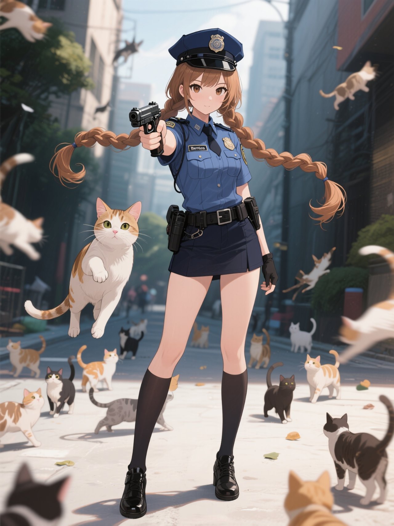 猫ちゃん、ビックリ♪