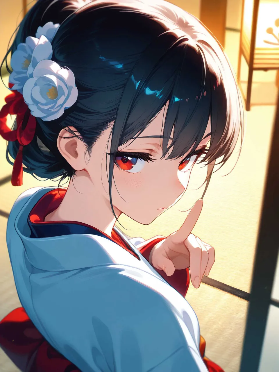屋形船の芸者美人③