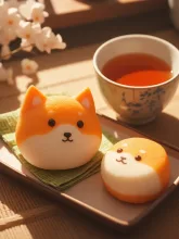 可愛くて食べられない😭