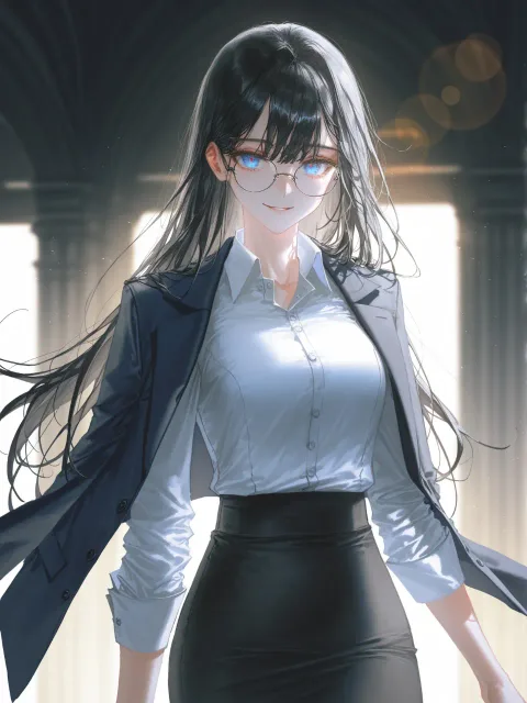 微笑み