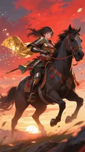 紅蓮の蹄　夕焼け突撃