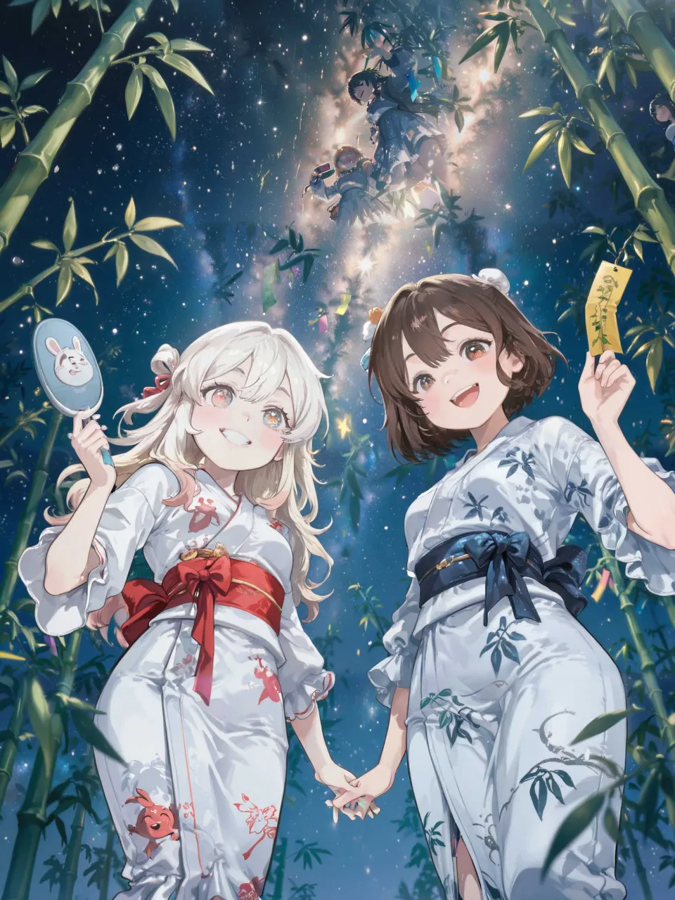 晴れの日の花見