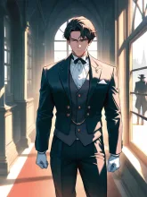 イケメン執事 — イケメン・青年のAIイラスト｜SUPPART