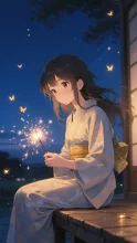 線香花火の夜·チャレンジ の投稿作品