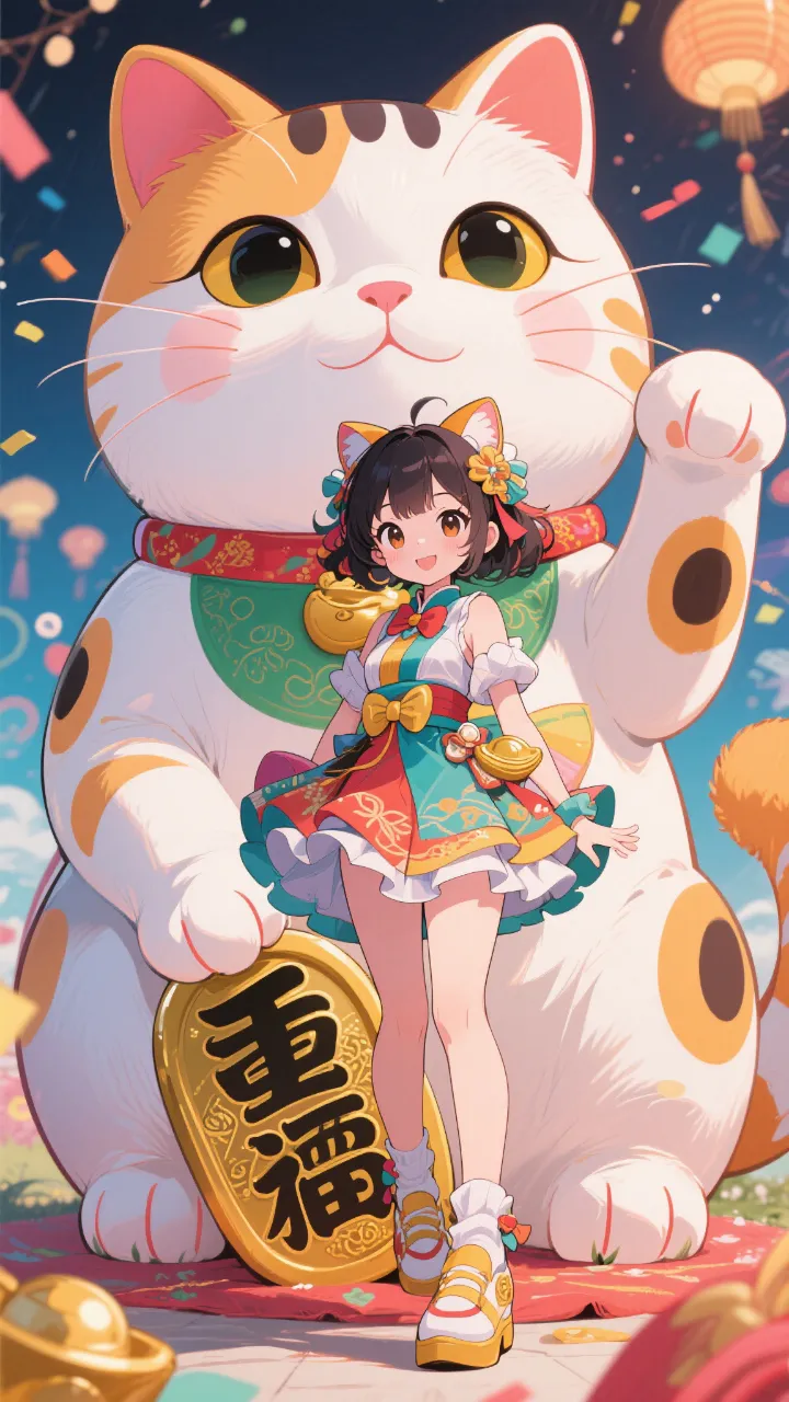 縁起物の招き猫②