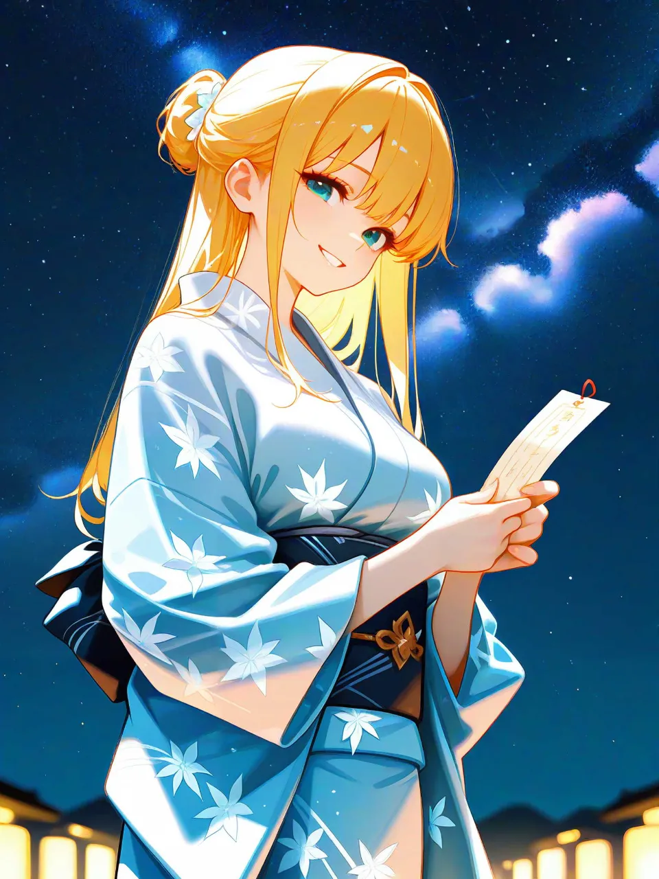 あなたは願い事、何にしたいの? — otaku127さんのAIイラスト