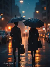 雨の日の偶然
