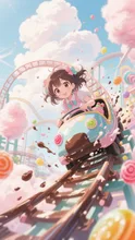 お菓子のジェットコースター🍭🍬🍫
