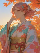 風に吹かれて。