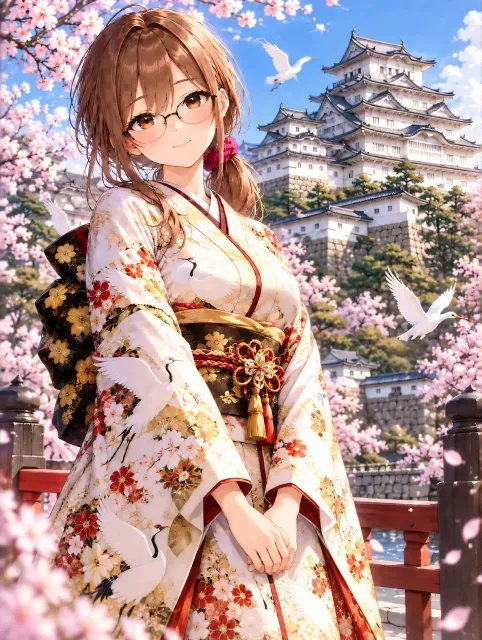 姫路嬢、菜摘。