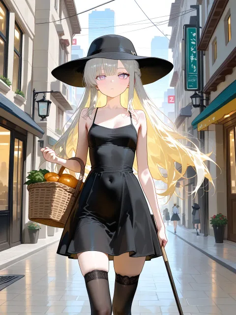 ハロウィンを別の角度から描いてみた。昼間です。