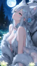 満月の夜
