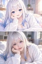 アニメとフォトリアルの結衣。 — 明日菜賛太郎さんのAIイラスト