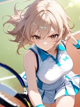 テニス　　するー♪(꒪ˊ꒳ˋ꒪)